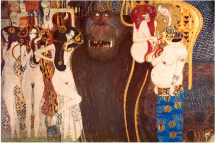 The Hostile Force, C.1902 - Gustav Klimt Painting - Click Image to Close
